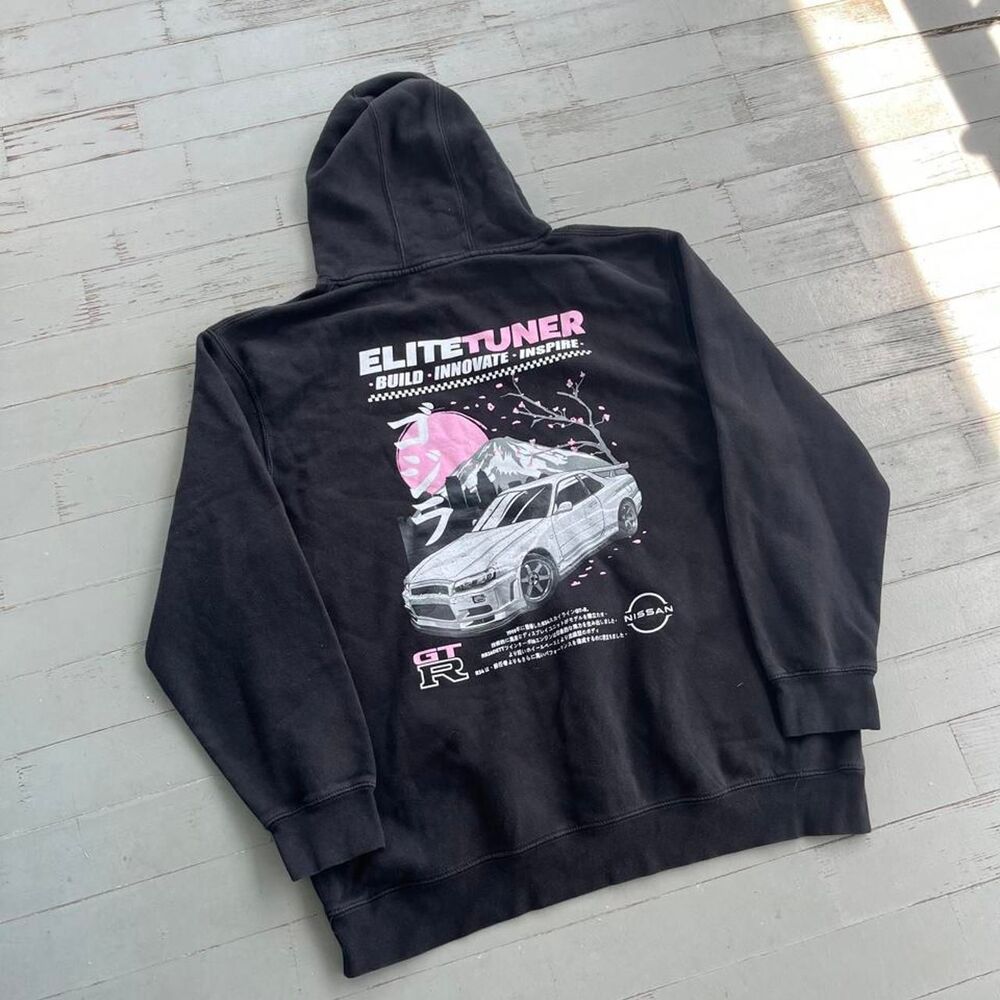 Lane7 Elite Tuner Streetwear Y2K Graphic Hoodie